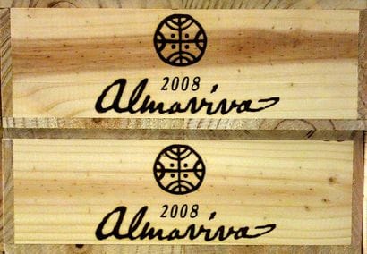 12 Bouteilles ALMAVIVA 2008 - Chili Caisses...
