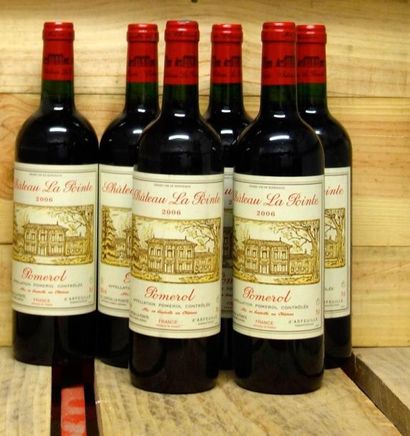 6 Bouteilles Château LA POINTE 2006 - Po...