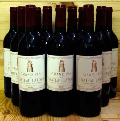 12 Bouteilles Château LATOUR 1994 - Pauillac...