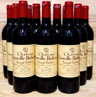 12 Bouteilles Château LEOVILLE POYFERRE 1989...
