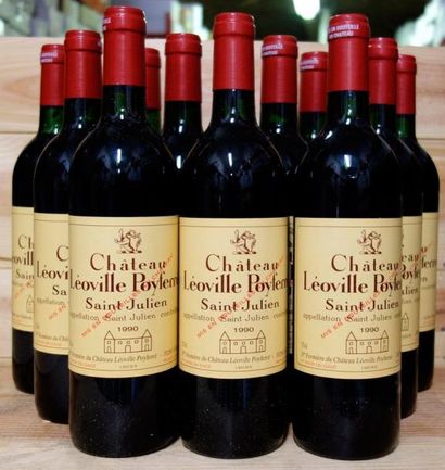 12 Bouteilles Château LEOVILLE POYFERRE 1990...