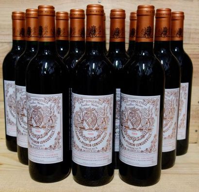 12 Bouteilles Château PICHON LONGUEVILLE...