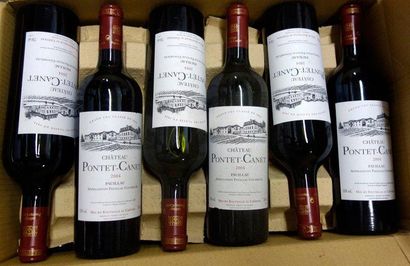 12 Bouteilles Château PONTET CANET 2004 -...