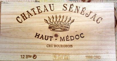 12 Bouteilles Château SENEJAC 1999 - Haut...