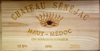 12 Bouteilles Château SENEJAC 2001 - Haut...