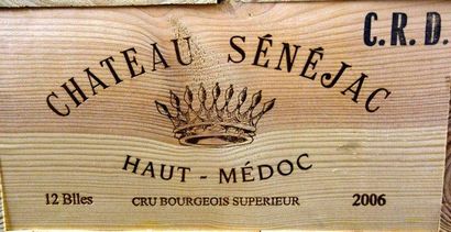 12 Bouteilles Château SENEJAC 2006 - Haut...