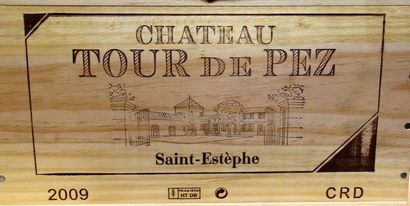 6 Bouteilles Château TOUR DE PEZ 2009 - Saint-Estèphe...