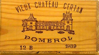 12 Bouteilles Château VIEUX CHÂTEAU CERTAN...