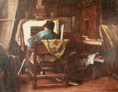 Josse Impens (1840-1905)
Autoportrait de...