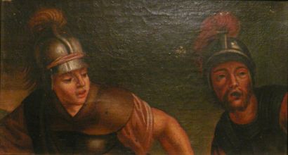 ECOLE FRANCAISE DU XIXème siècle
Deux personnages...