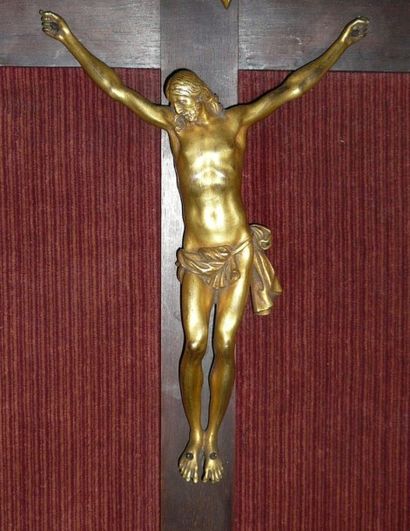 BOUASSE JEUNE
Christ en croix en bronze ciselé...