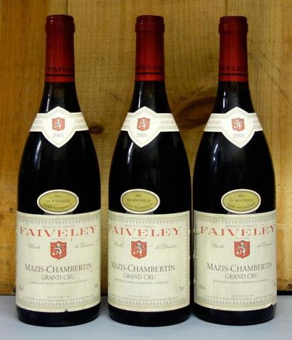 3 Bouteilles MAZIS CHAMBERTIN - DOMAINE FAIVELEY...