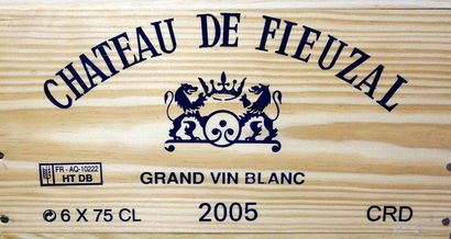 12 Bouteilles Château FIEUZAL 2005 Blanc...