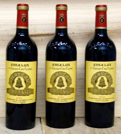 3 Bouteilles Château ANGELUS 2004 - Sain...