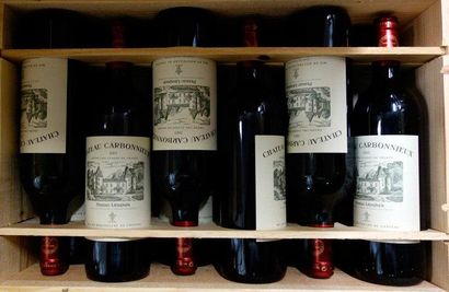 12 Bouteilles Château CARBONNIEUX 2003 -...