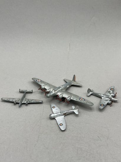 DINKY TOYS - England - Set of 4 airplanes,...