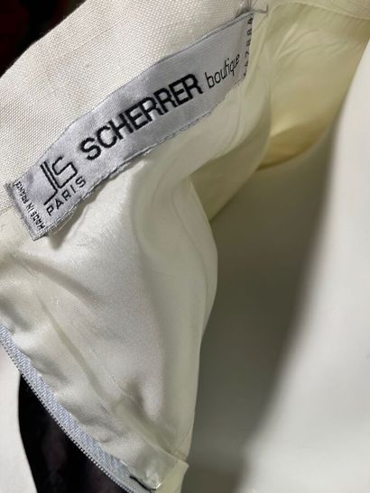 Jean Louis Scherrer - Robe bustier.
En coton...