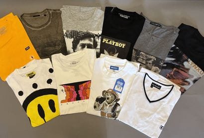 Lot de T-shirts de différentes marques dont...