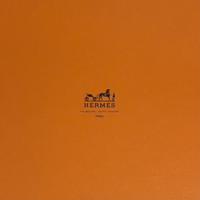 HERMES - Tapis de bain en coton et soie de...