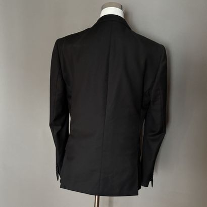 THE KOOPLES - Veste blazer en laine noire.
Fermeture...
