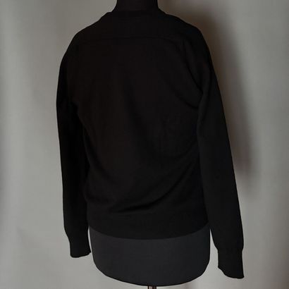DOLCE & GABANNA - Pull noir en cachemire...