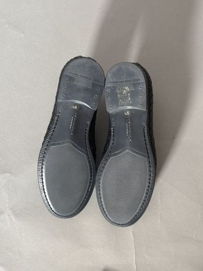 DOLCE & GABBANA
Mocassins en cuir tressé...