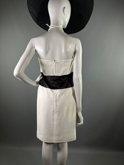Jean Louis Scherrer - Robe bustier.
En coton...