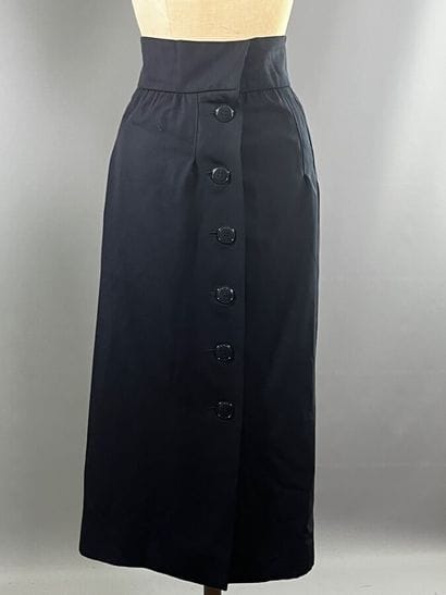 SAINT LAURENT Rive - Gauche - Jupe crayon.

En...