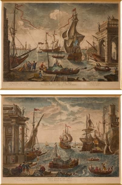 D'après Claude GELLEE dit LE LORRAIN (1600-1682)
Soleil...