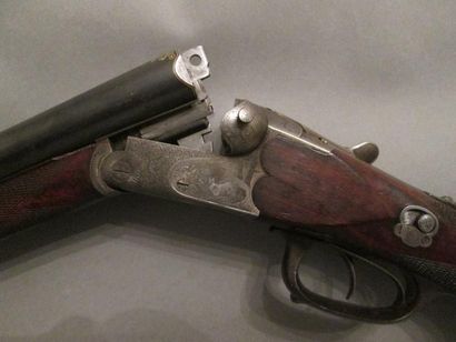 Fusil drilling, vendu par Gustav Fükert in...