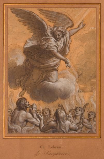 Claude SIMPOL (1666-1716)
Le purgatoire Plume...