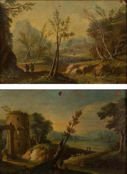 Ecole hollandaise vers 1800, dans le goût...