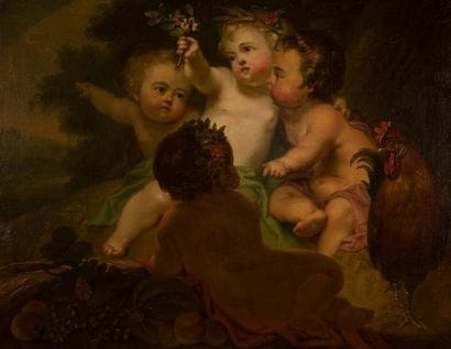 Ecole allemande du XVIIIème siècle, suiveur...