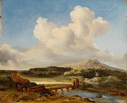 ECOLE FRANCAISE DU XIXème siècle
Paysage...