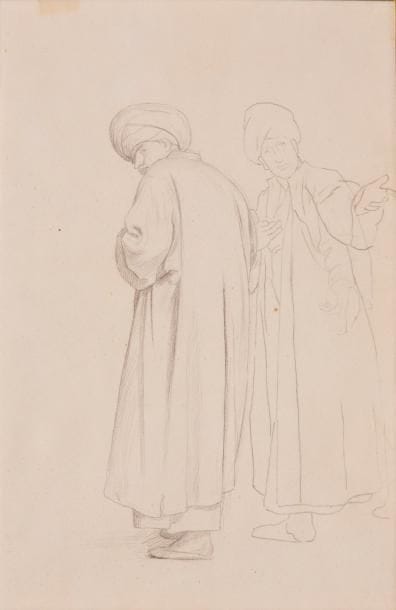 Jean Léon GEROME (1824-1904)
Deux égyptiens...