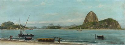Emile ROUEDE (1848-1908)
Vue de la baie de...
