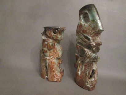 André Bizette-Lindet (1906-1998)
Deux totems...