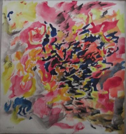Jean PONS (1913-2005)
Composition colorée...