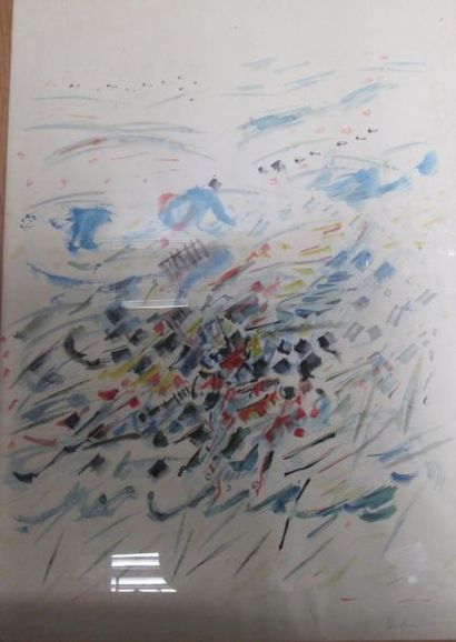 Pierre HUMBERT (1929)
Composition, 1958 Aquarelle...