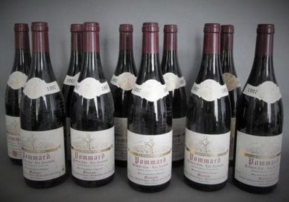 Dix bouteilles de Pommard Masson 1997
