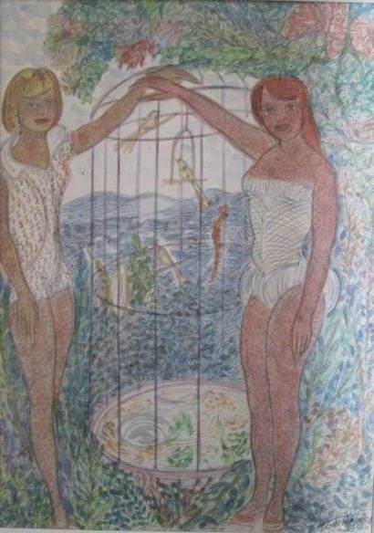 Louis TOUCHAGUES (1893-1974)
Les petites...