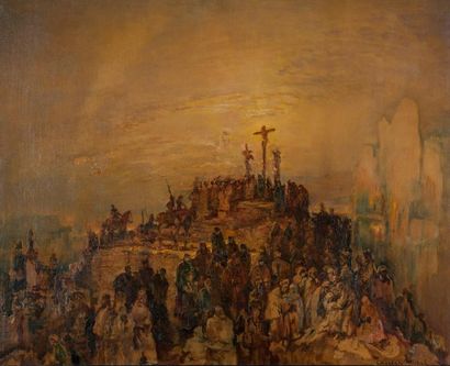 Charles MICHEL (1874-1967)
Golgotha et Crucixion...