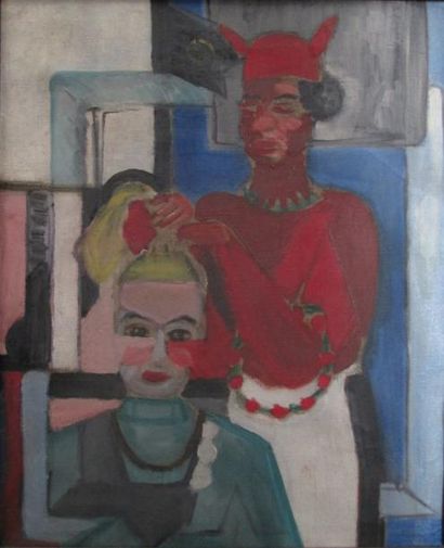 École FRANÇAISE du XXe siècle
Le coiffeur...