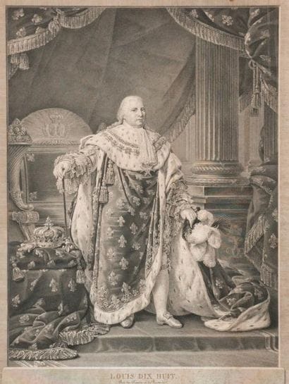 D'après le baron GROS (1771-1835)
Louis XVIII...