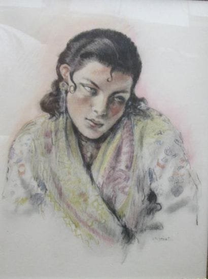 D'après Edouard CHIMOT (1890-1959)
Portrait...