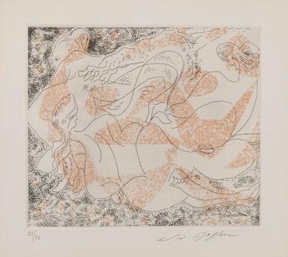 André MASSON (1896-1987)
Scène érotique Eau-forte...