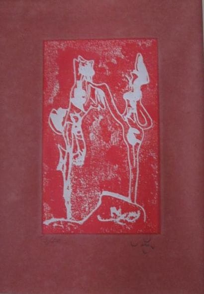 ROBERTO MATTA (1911-2002)
Composition rouge...
