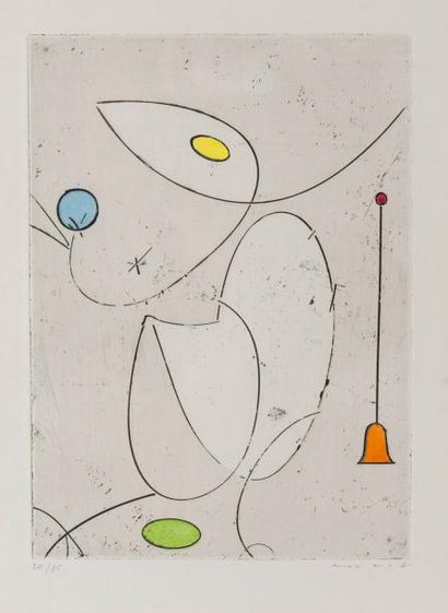 Max ERNST (1891-1976)
Composition surréaliste...