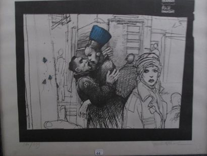 Enki BILAL (1951)
Le baiser Sérigraphie signée...