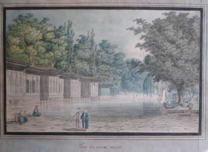 École ORIENTALISTE de la fin du XVIIIe-début...